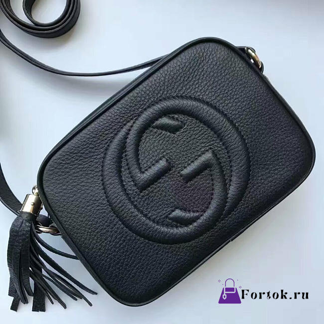 Gucci Soho Disco Leather Bag Black 21cm - 1