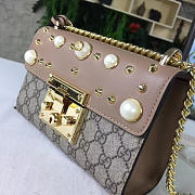 Gucci GG Leather Padlock Studded 2368 20cm  - 5