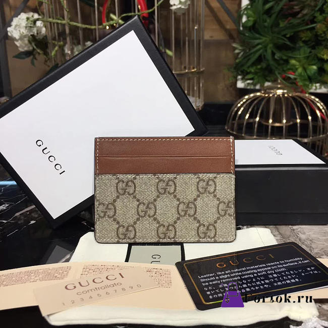 Gucci GG Leather Card holder 08 - 1