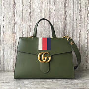 Gucci Marmont Shoulder Bag Dark Green 2637 36cm - 6