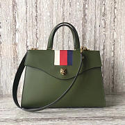 Gucci Marmont Shoulder Bag Dark Green 2637 36cm - 5