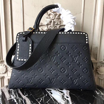 Louis Vuitton VOSGES MM Black 3188 34cm