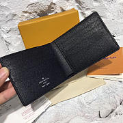Louis Vuitton supreme pocket wallet noir 11cm - 3