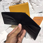 Louis Vuitton supreme pocket wallet noir 11cm - 6