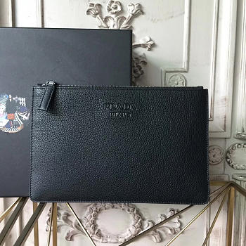 Prada Leather Clutch Bag 4316 28cm