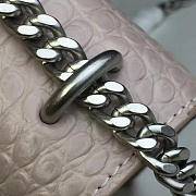YSL SUNSET MONOGRAM MEDIUM CROCODILE EMBOSSED SHINY 4727 22cm  - 6