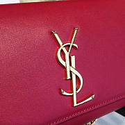 YSL MONOGRAM KATE SMOOTH LEATHER Red 4751 24cm  - 3