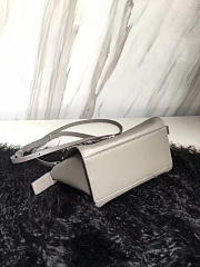 YSL Toy Cabas Crossbody Leather Bag Gray 4842 16cm  - 3