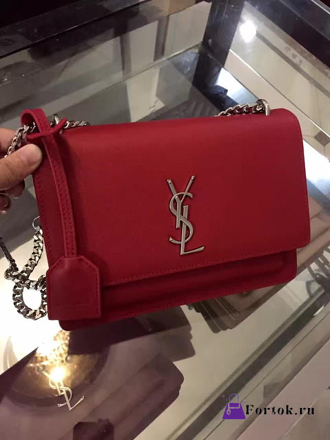 YSL Medium SUNSET Grained Leather 4872 22cm  - 1