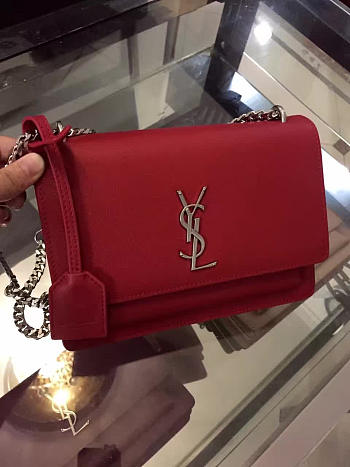YSL Medium SUNSET Grained Leather 4872 22cm 