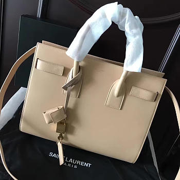 YSL Classic Sac-De-Jour Apricot 4879 32cm 