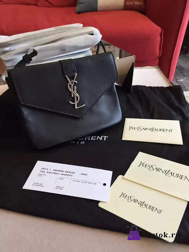 YSL Monogramme Sac Université Black 4925 16cm  - 1