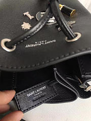 YSL Pattern Leather Bucket Bag 5143 16cm - 6
