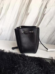 YSL Pattern Leather Bucket Bag 5143 16cm - 2