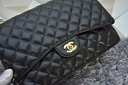 CHANEL Caviar Leather Flap Bag With Gold / Silver Hardware Black 33cm  - 4