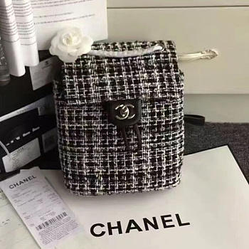 Chanel Tweed Canvas Mini Backpack 170305 26cm