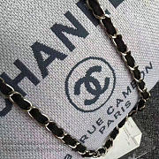 Chanel Shopping Bag Grey A68046 38cm - 5