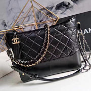 CHANEL'S GABRIELLE large Hobo Bag Black A93824 28cm - 1