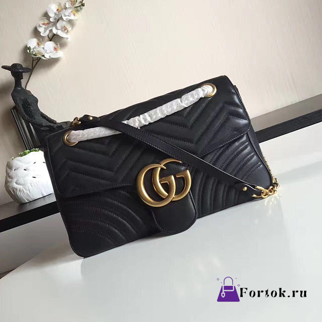 Gucci GG Leather Marmont 5605 30cm  - 1