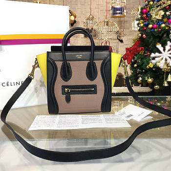 Celine Leather Nano Luggage Z976 20cm 