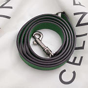 Celine Leather Nano Luggage Green 20cm  - 2