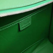 Celine Leather Nano Luggage Green 20cm  - 3