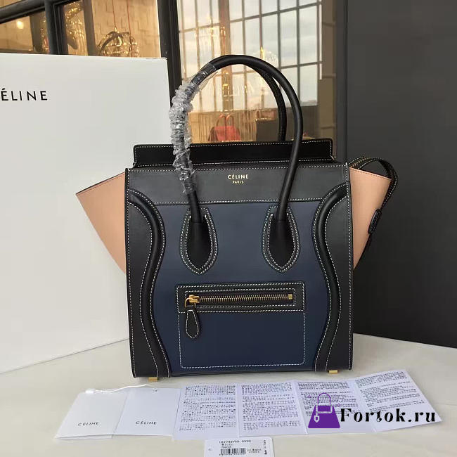 Celine Leather Mini Luggage Z1031 30cm  - 1