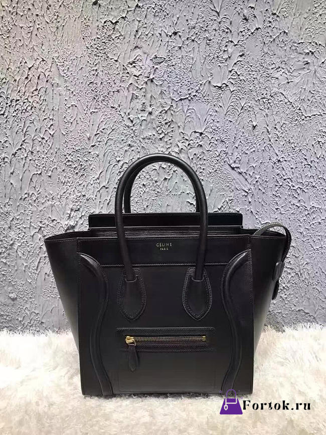 Celine Leather Micro Luggage Z1049 26cm  - 1