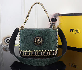 FENDI FF LOGO MANIA Handbag 25cm