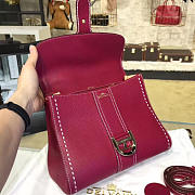 Delvaux MM Brillant Satchel Red 1478 28cm  - 4