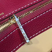 Delvaux MM Brillant Satchel Red 1478 28cm  - 5