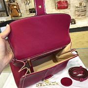 Delvaux MM Brillant Satchel Red 1478 28cm  - 6