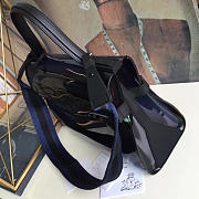Delvaux PVC Tempete Dark Night Satchel 32cm - 5