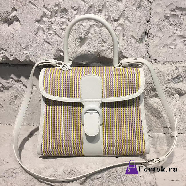 Delvaux Woven MM Brillant Satchel 28cm - 1