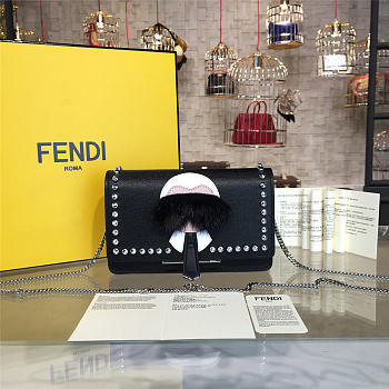 Fendi WOC Black 17.5cm