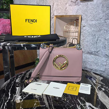 Fendi Shoulder Bag Pink 2001 19cm