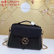 Gucci GG Flap Shoulder Bag On Chain Black 5103032 25cm - 3