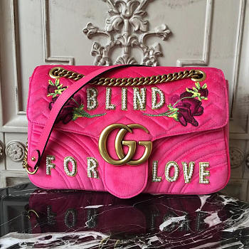 Gucci GG Marmont Blind for Love Pink 31cm