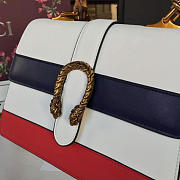 Gucci Dionysus Leather Top Handle Satchel white - 5