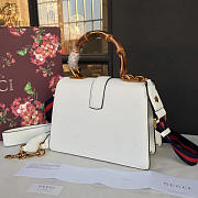 Gucci Dionysus Leather Top Handle Satchel white - 4
