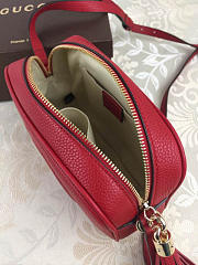 Gucci Soho Disco Leather Bag Red Z2362 21cm - 2