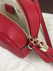 Gucci Soho Disco Leather Bag Red Z2362 21cm - 4