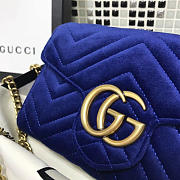 Gucci GG Leather WOC Navy 2575 20cm - 3