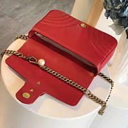 Gucci Marmont Bag Red 2639 21.5cm - 5