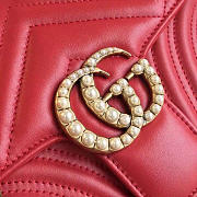 Gucci Marmont Bag Red 2639 21.5cm - 2