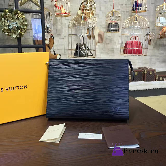 Louis Vuitton TOILETRY POUCH 26 Black 3073 - 1