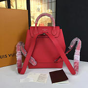 Louis Vuitton LOCKME Backpack Red  - 4