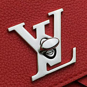 Louis Vuitton LOCKME Backpack Red  - 5