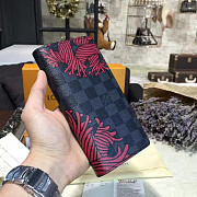 Louis Vuitton ZIPPY Wallet Red 3164 - 3