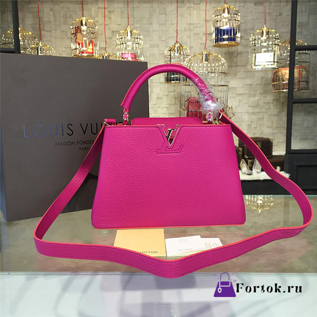 LOUIS VUITTON CAPUCINES BB Freesia 3445 - 1